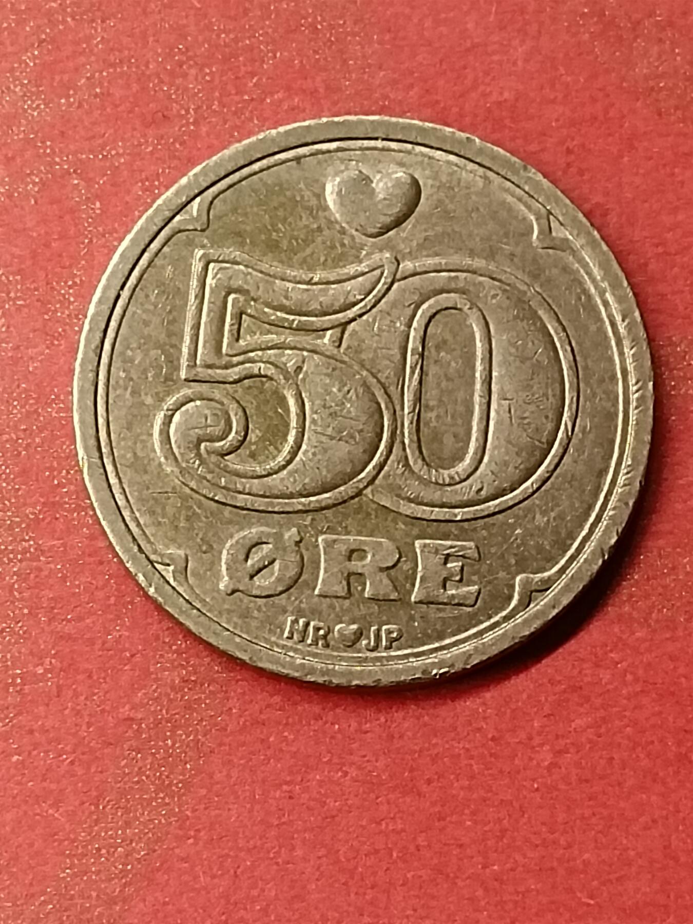 吉祥压岁钱外国硬币第46场 丹麦硬币1989