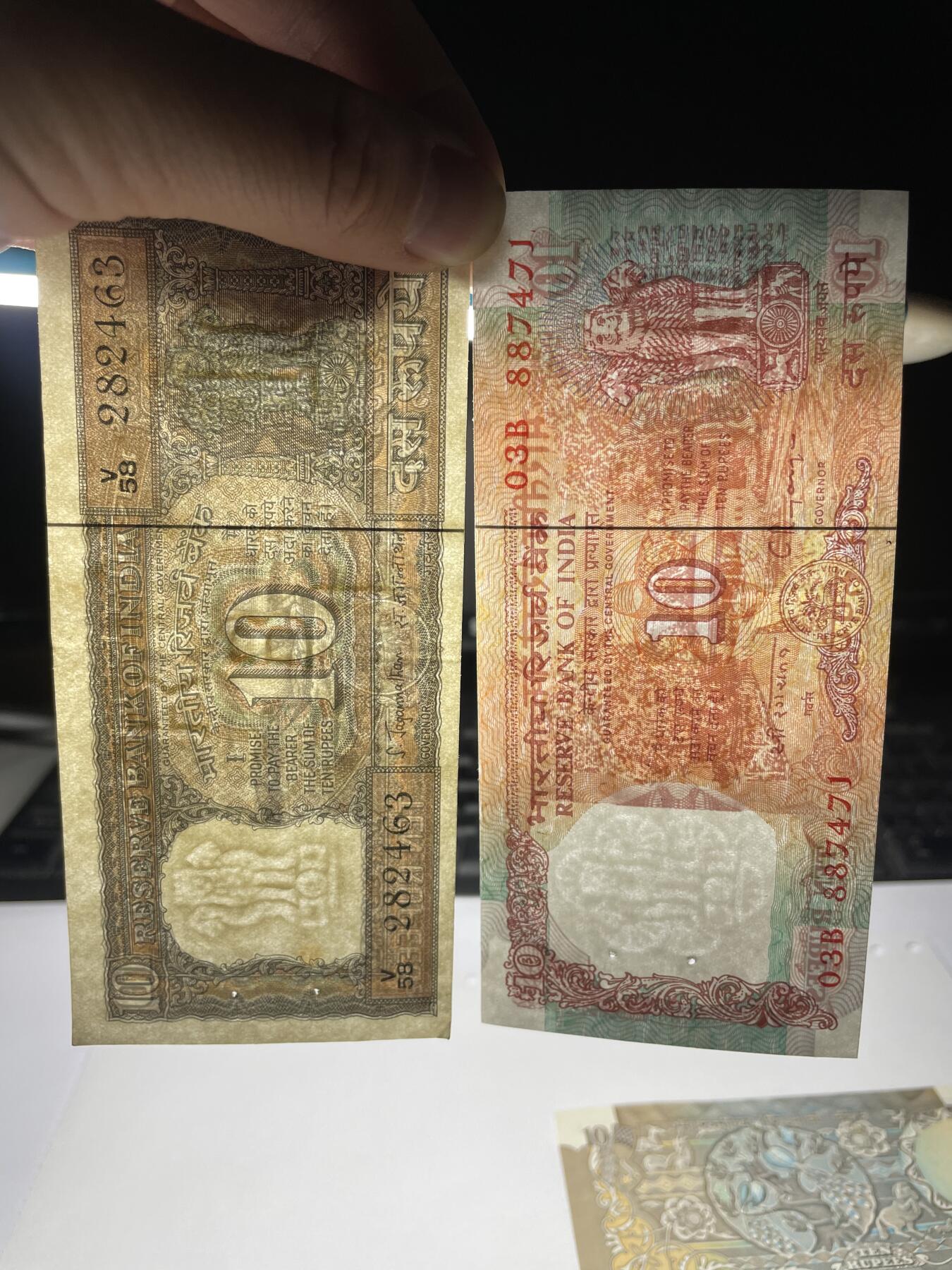 2024年集古藏今外币拍卖第十九期-第10场—（总第190拍-纸币专场），本期拍完结算一次，发货时间2-3天，休息几天后继续新的一期拍卖。 印度10卢比4张