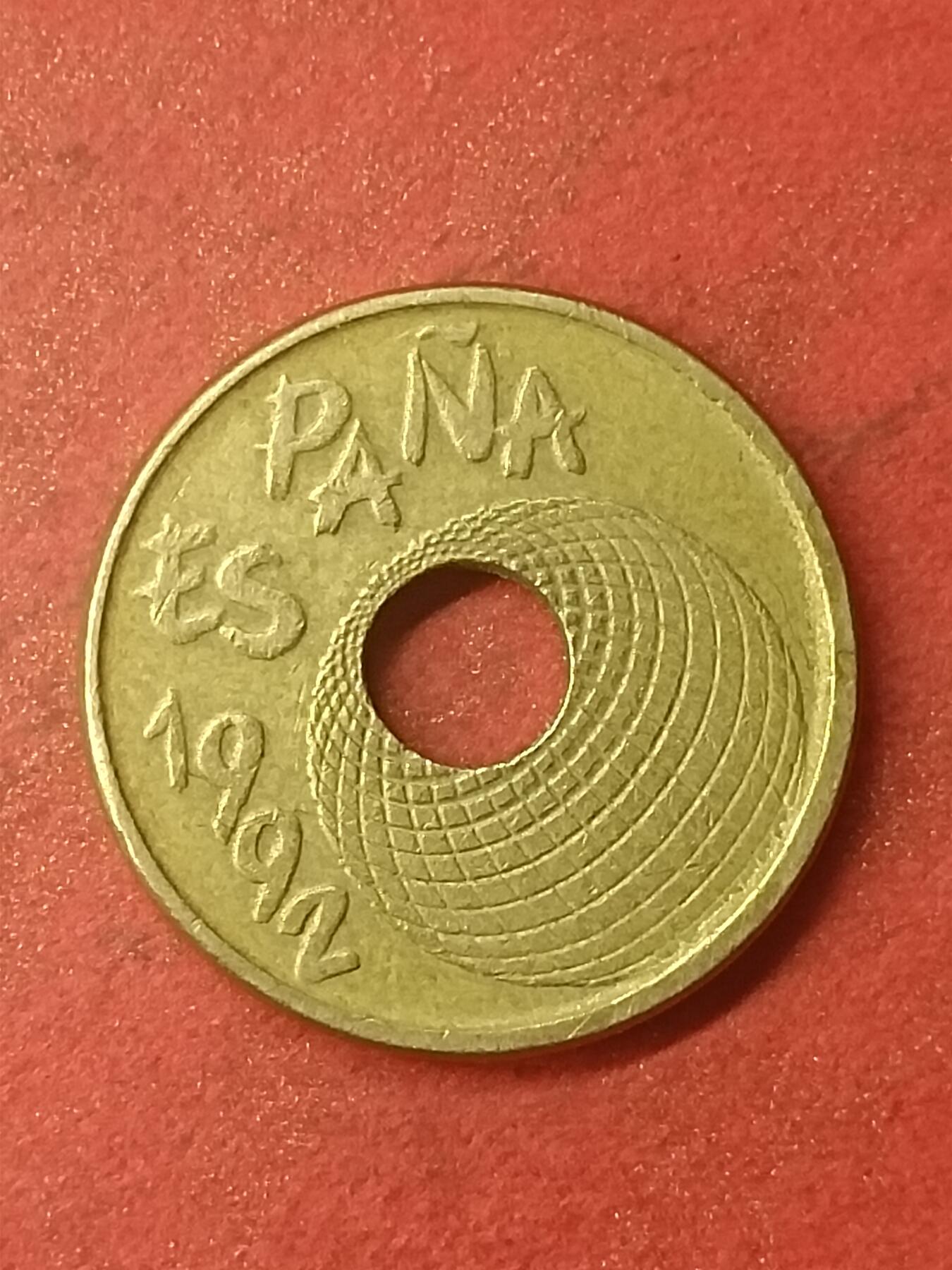 吉祥压岁钱外国硬币第47场 西班牙硬币1992