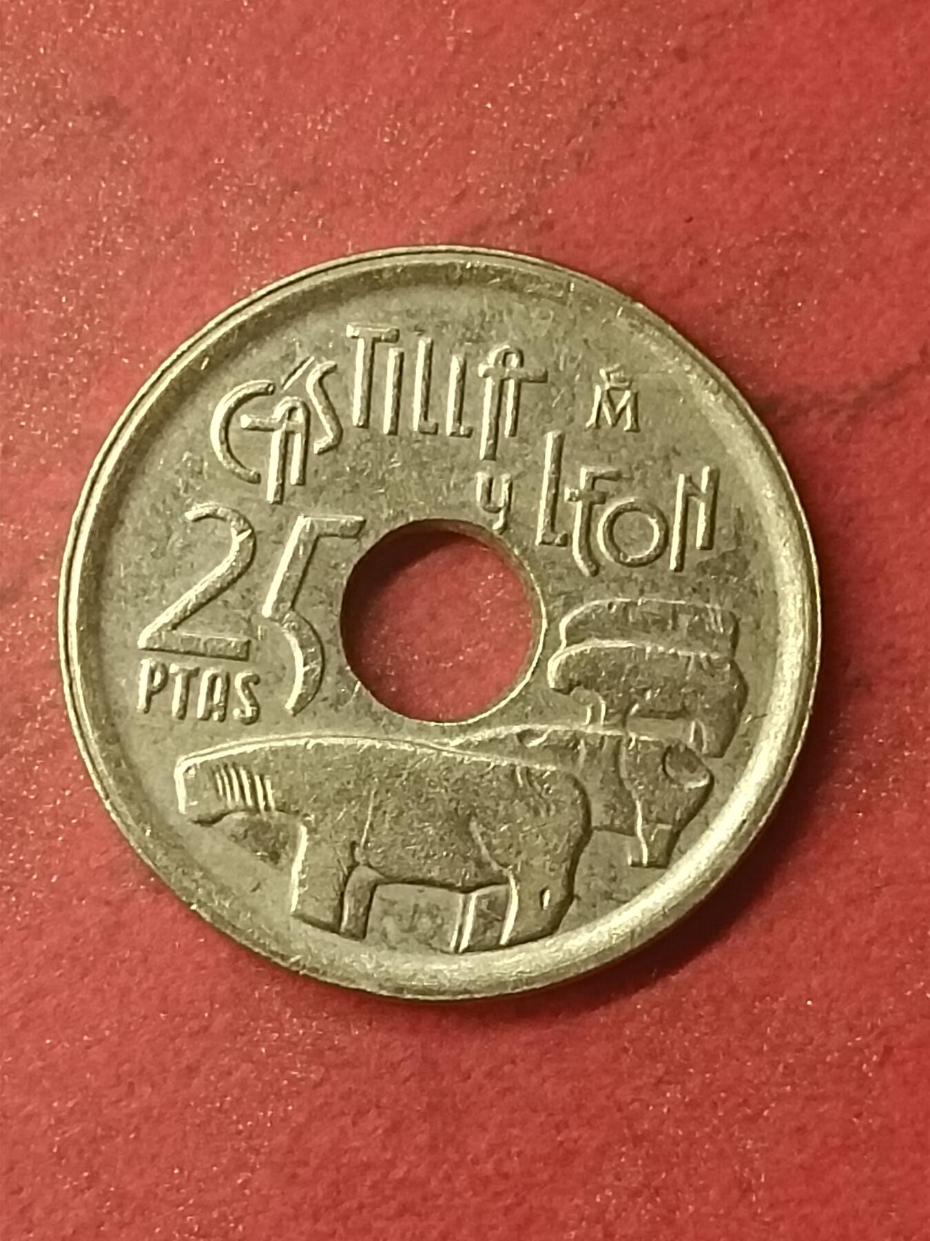 吉祥压岁钱外国硬币第47场 西班牙硬币1995