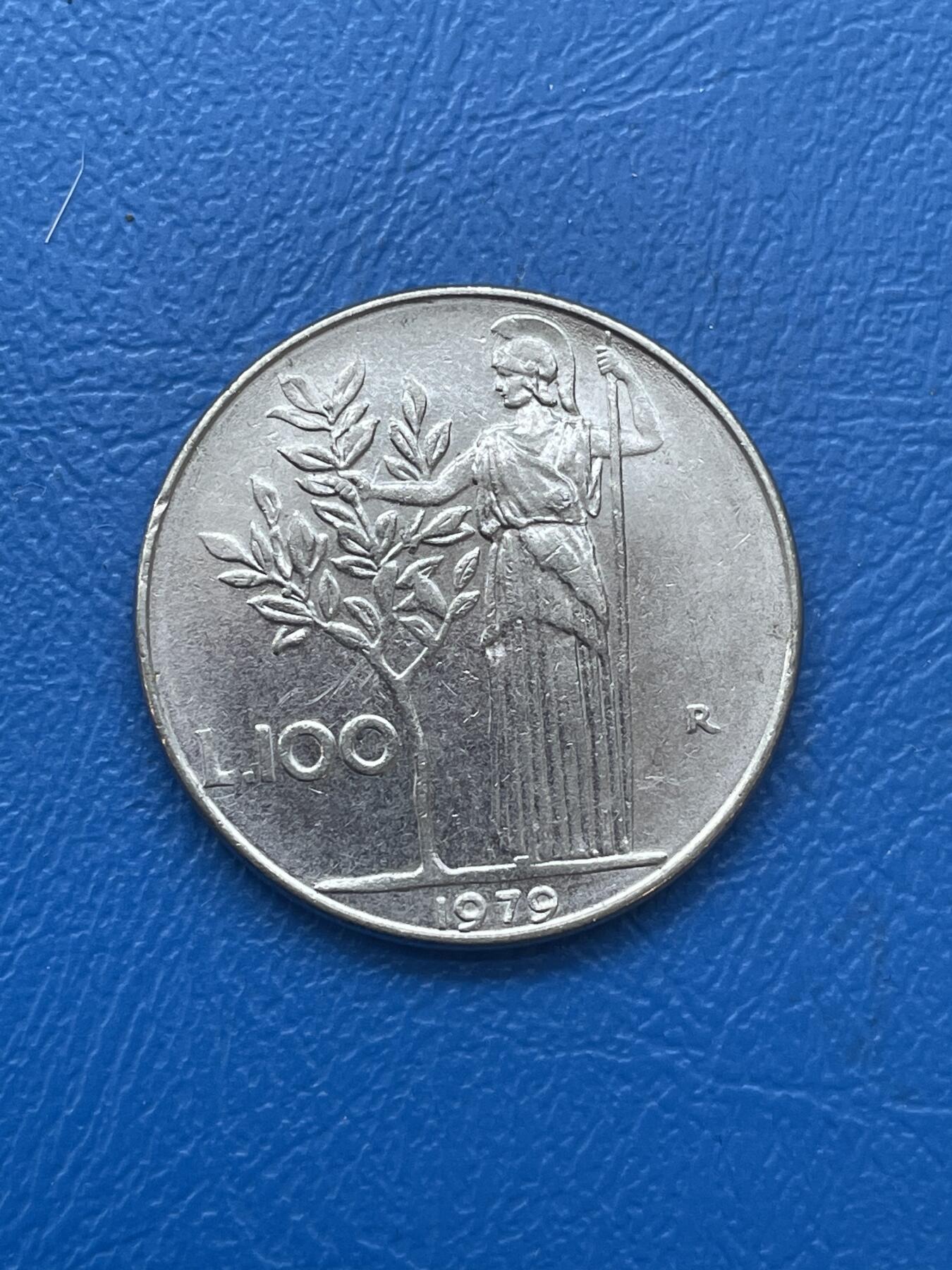 金银花邮币世界各国硬币专场06 无佣金 意大利100里拉