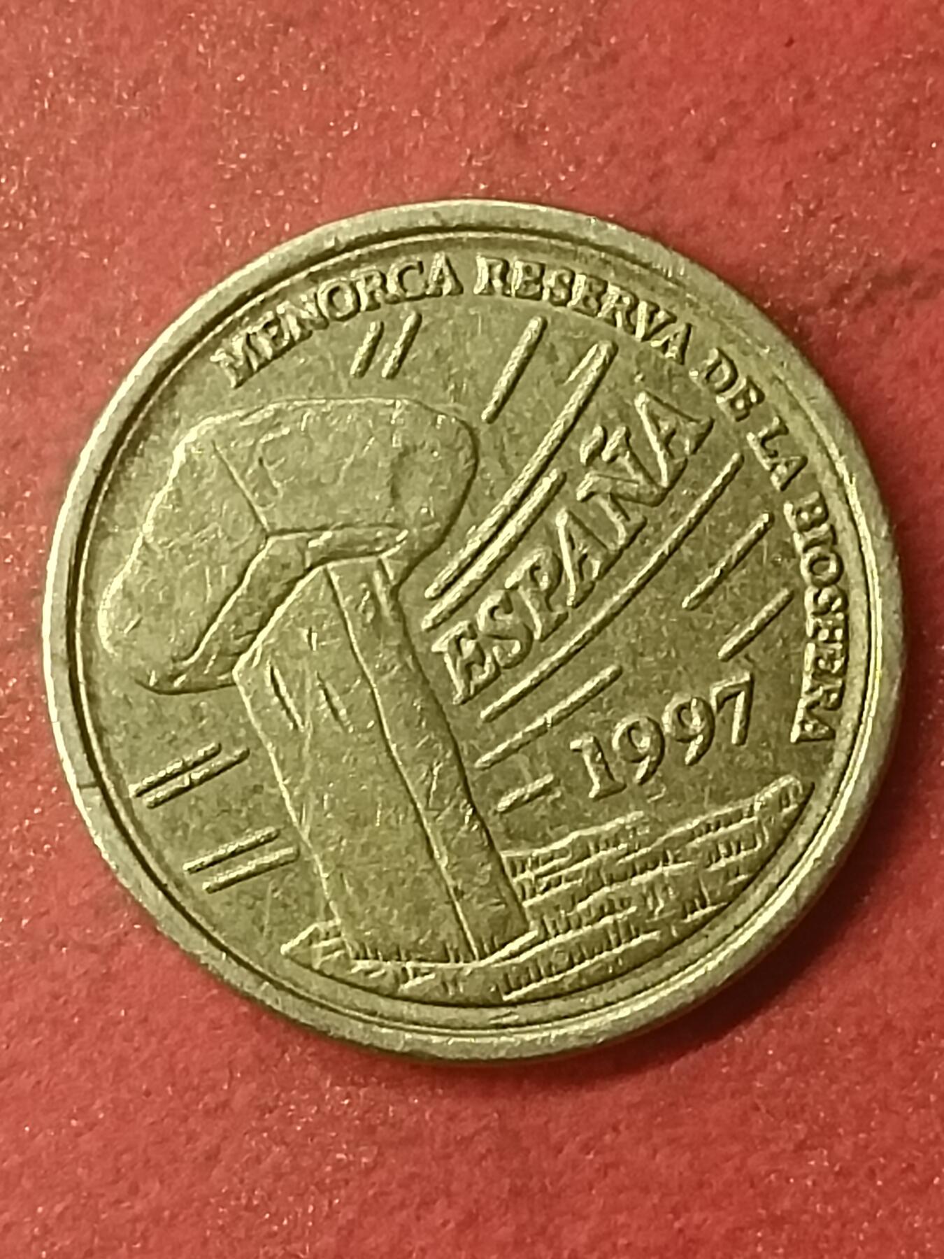 吉祥压岁钱外国硬币第47场 西班牙硬币1997