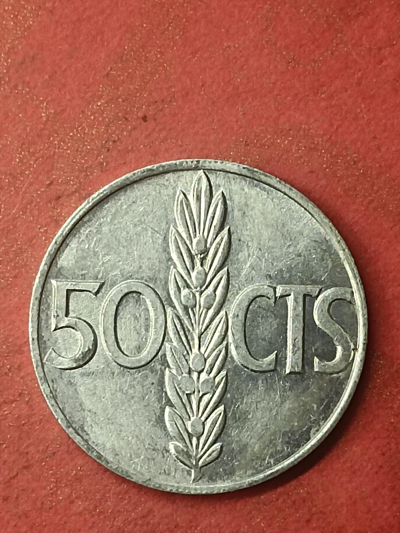 吉祥压岁钱外国硬币第47场 西班牙硬币1966