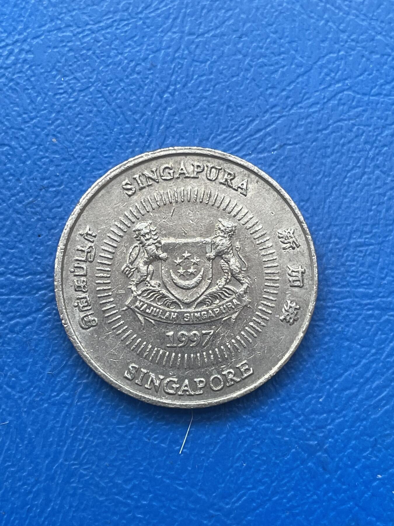 金银花邮币世界各国硬币专场06 无佣金 新加坡50