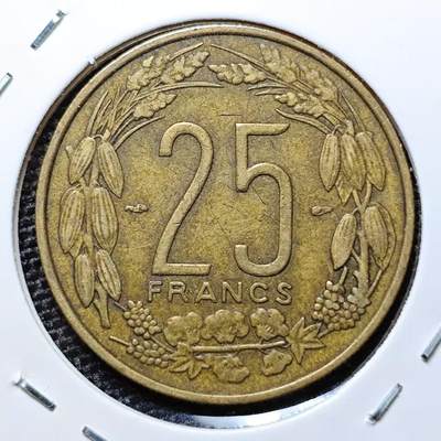 KK钱币收藏小铺 第206期 2月预留时间 每日一拍 周末发货 -  1958喀麦隆25法郎