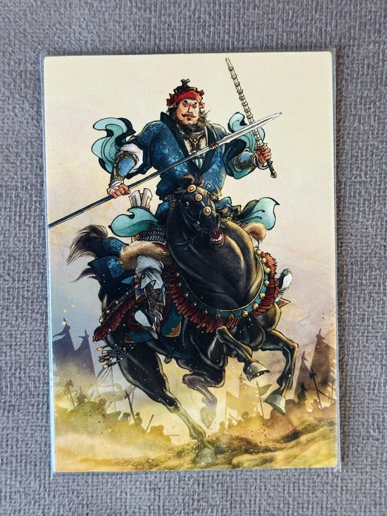 龍虎卡牌 第XX场 （五虎上将参上） 粗闪卡 李云中水浒测试卡-病尉迟孙立
