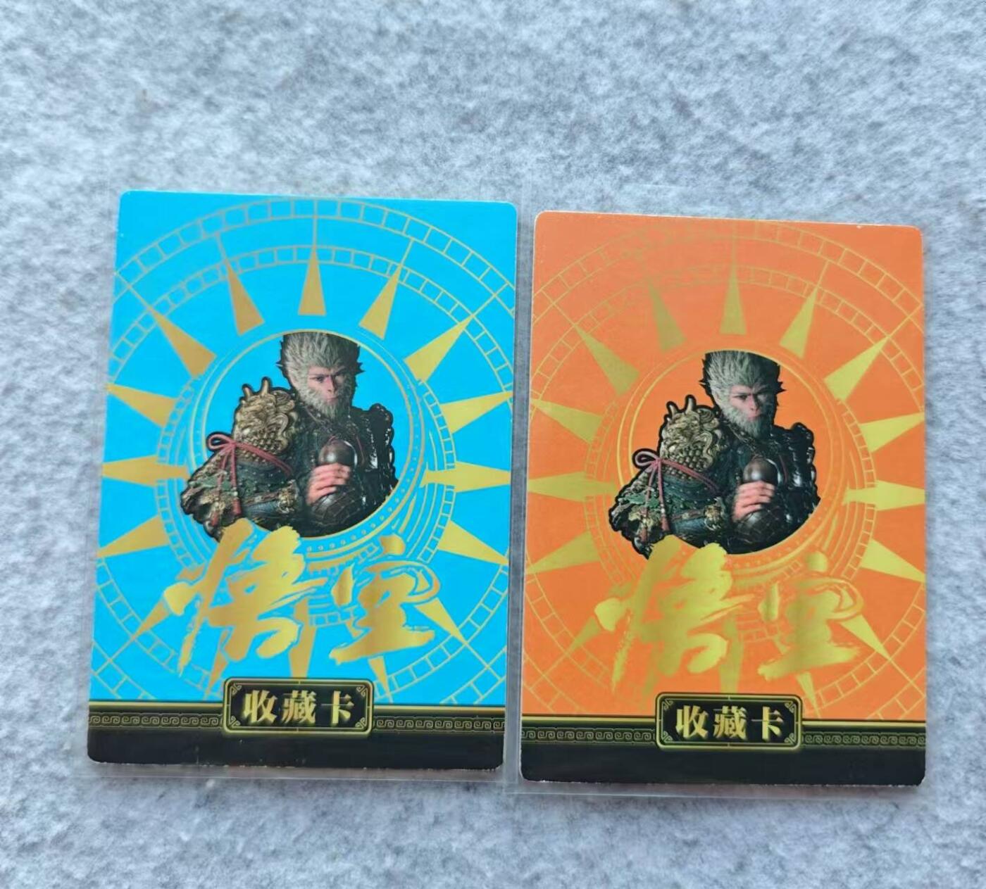 龍虎卡牌 第XX场 （五虎上将参上） 厚卡2张 黑悟空-sp&ur（边缘有白，官方就这样）