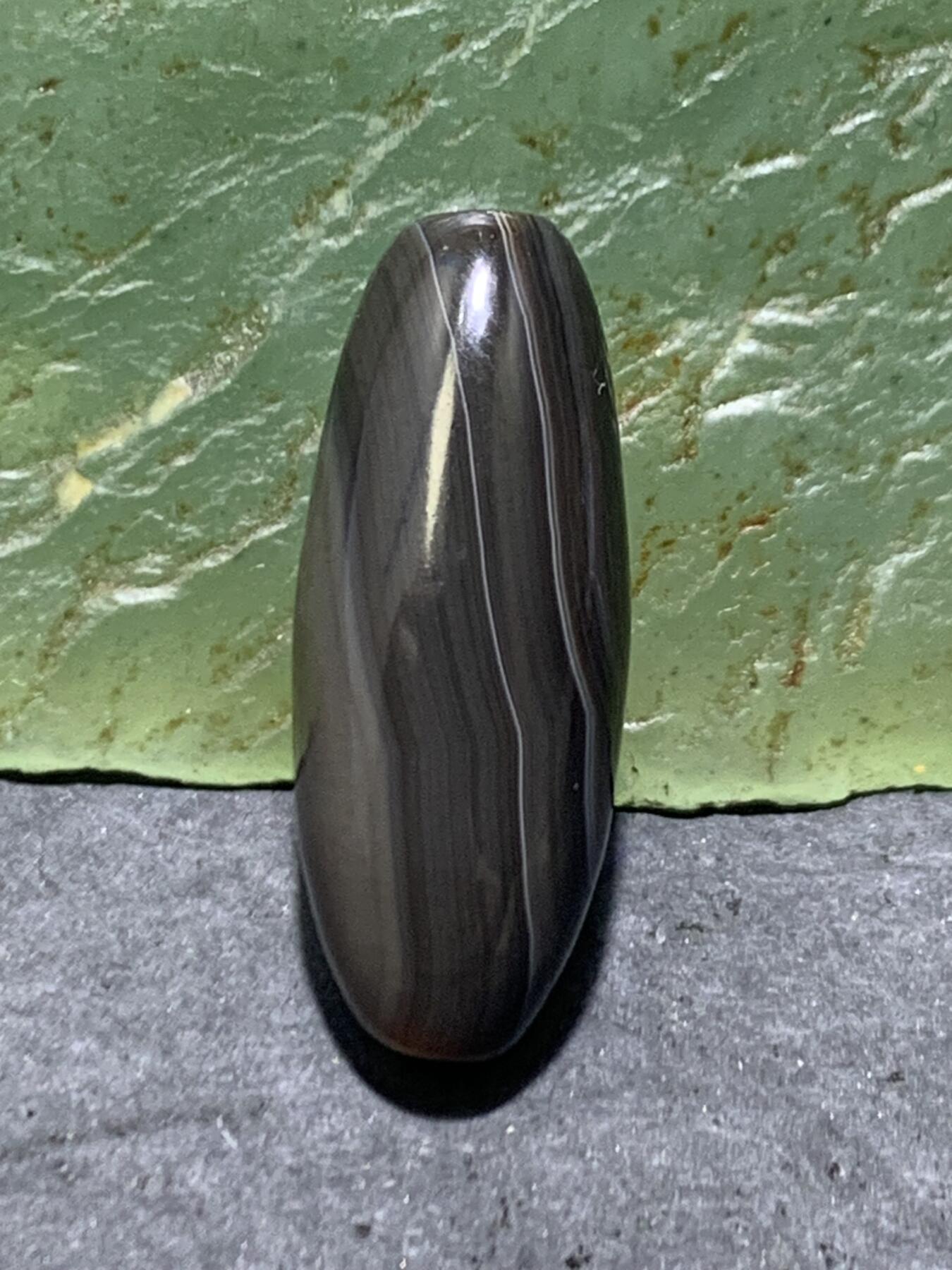 精美药师玛瑙天眼桶珠一个