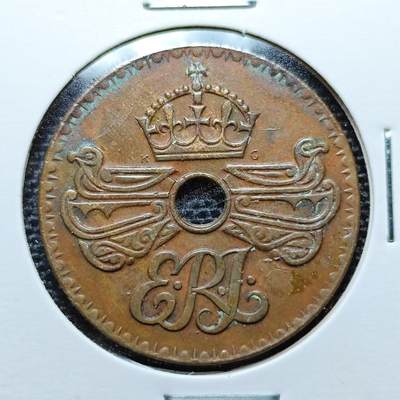 KK钱币收藏小铺 第207期 2月预留时间 每日一拍 周末发货 -  1936英属新几内亚1便士 铜币