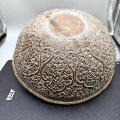 十八期拍卖 - 民国刻花铜器