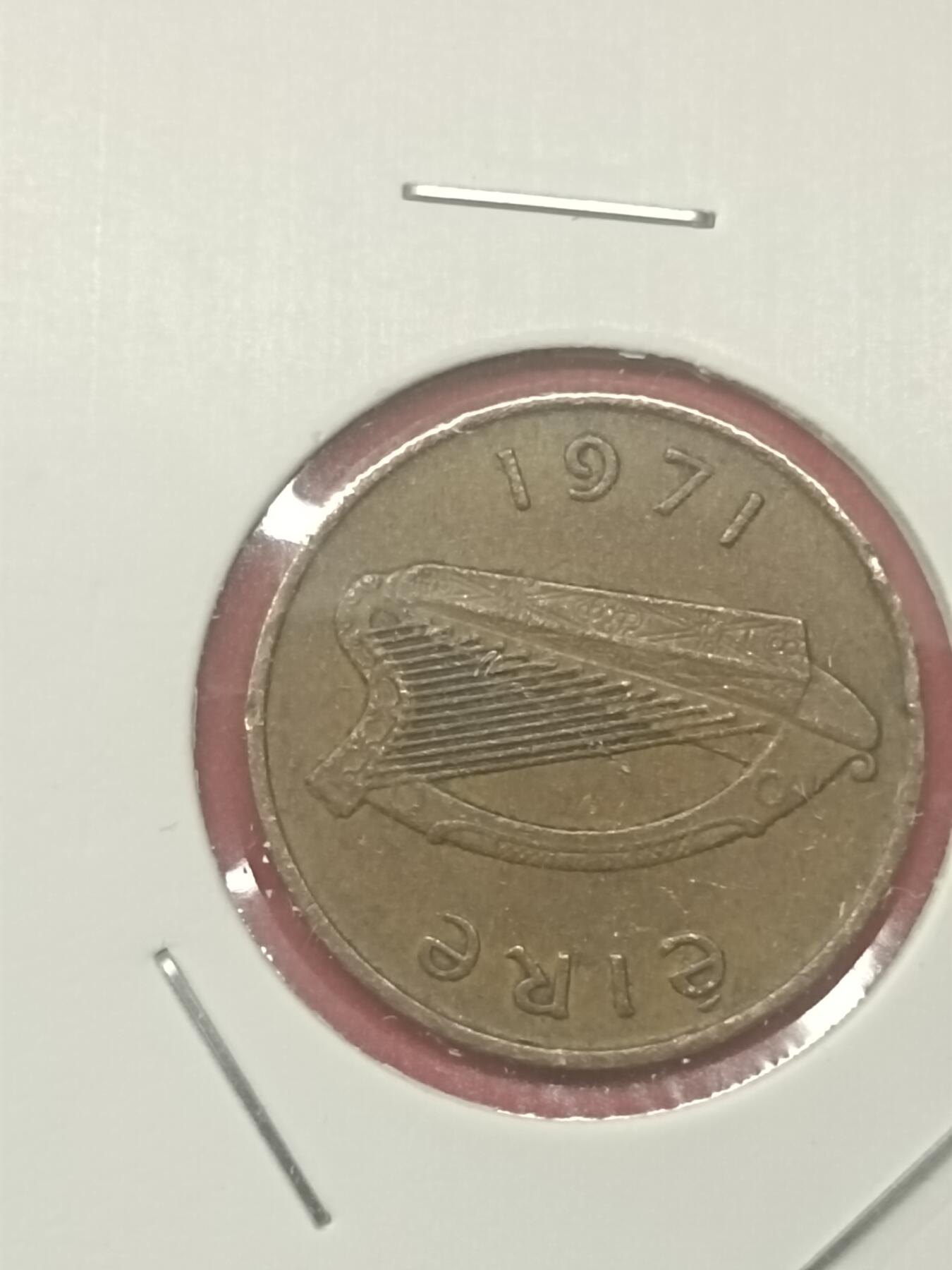 吉祥压岁钱外国硬币第48场 爱尔兰硬币1971