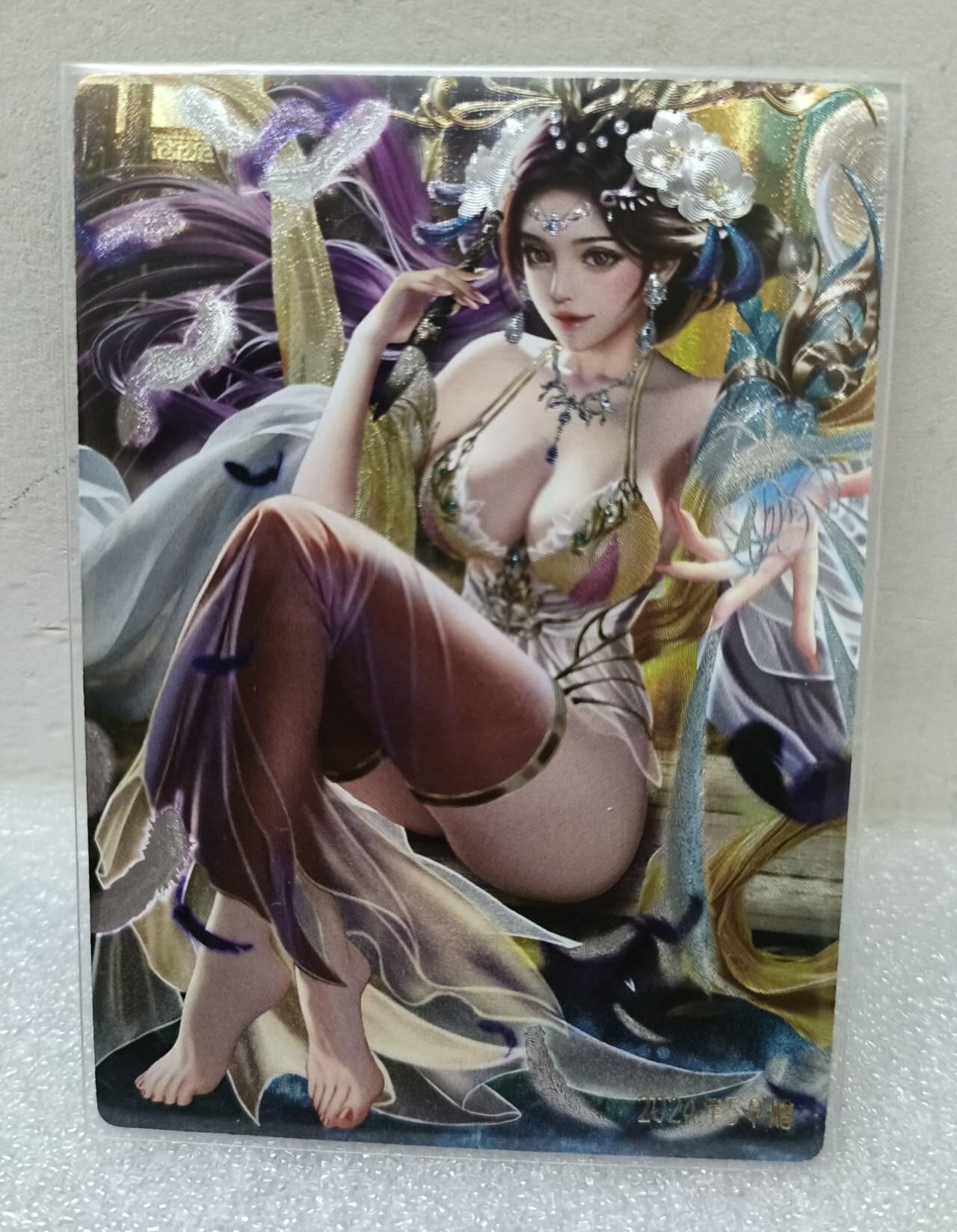 龍虎卡牌 第XX场 （五虎上将参上） 粗闪卡 卡玩帕克稀有满赠-陈宫姬