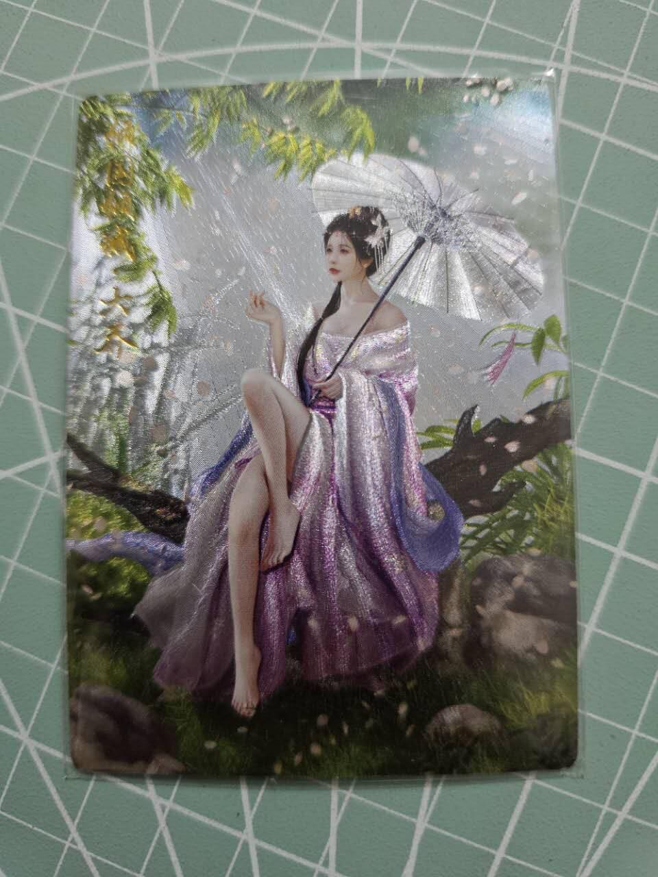 龍虎卡牌 第XX场 （五虎上将参上） 粗闪卡 卡德曼三国五虎2-大乔