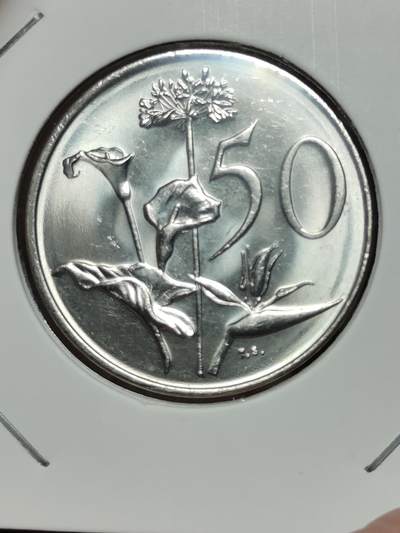 2025年第一场(总第二十七场）外国好品散币(免佣金) - 原光全新南非🇿🇦1981年50分