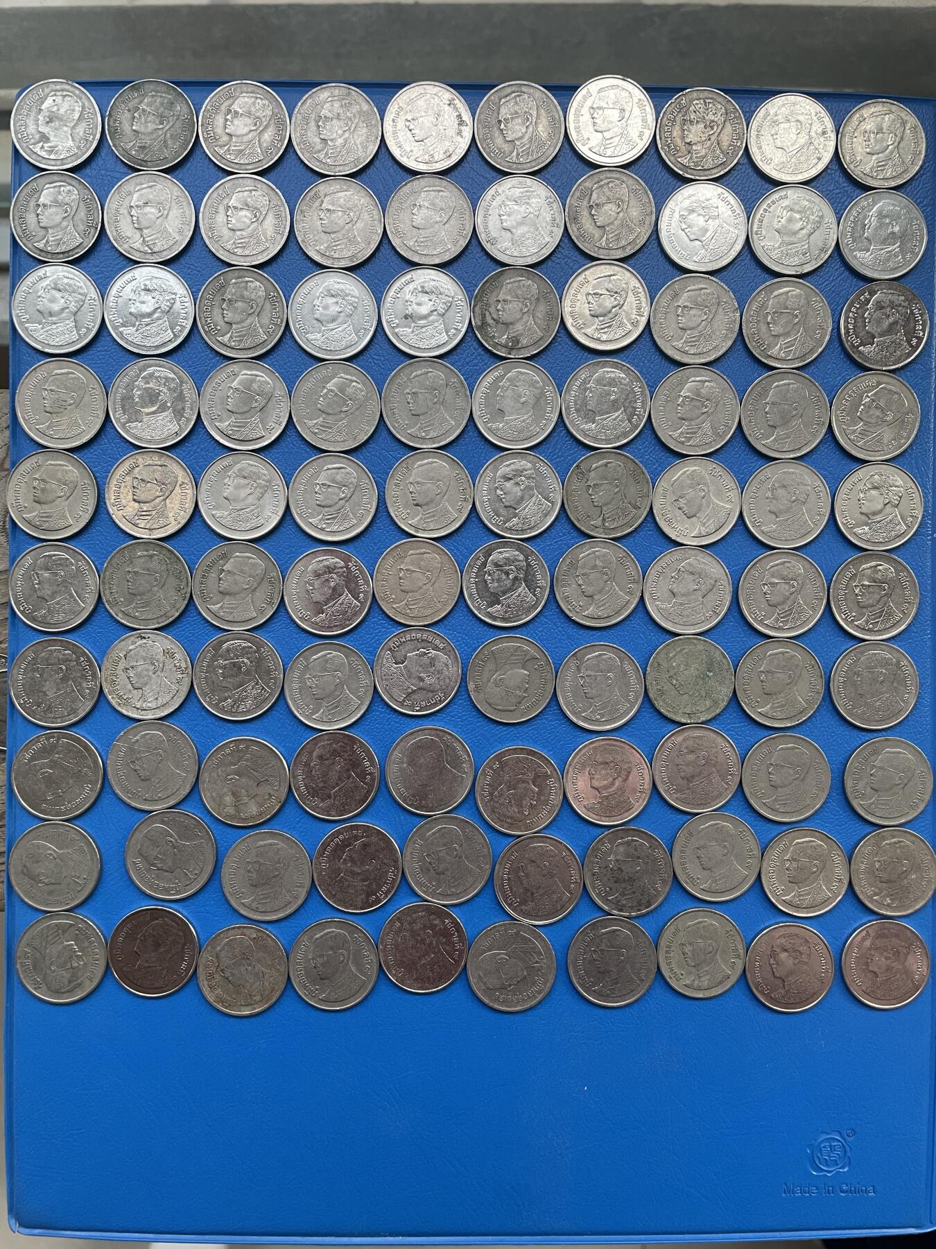 金银花邮币 批量外币专场 1泰铢100枚