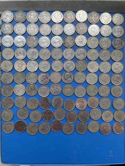 金银花邮币 批量外币专场 - 1泰铢100枚
