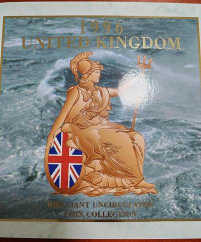 长老汇马年精选第七场拍卖 - 1996英国不列颠女神8枚套装，卡装