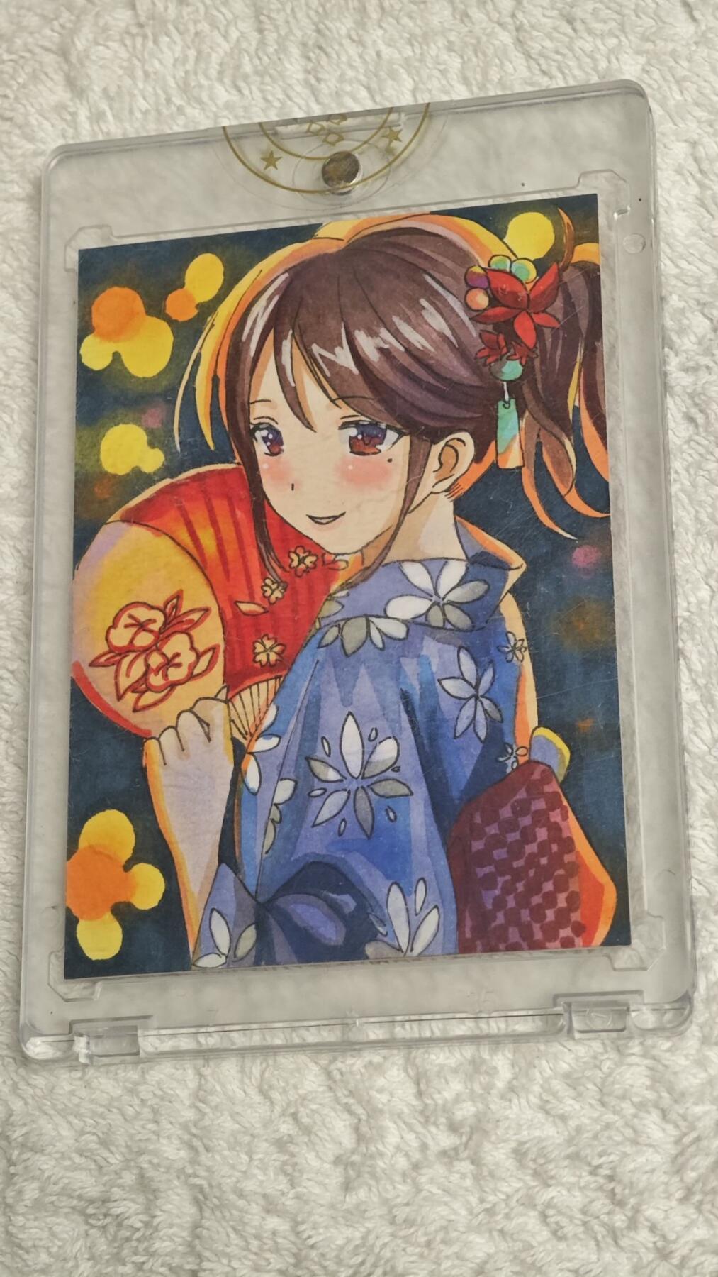 龍虎卡牌 第XX场 （五虎上将参上） 【手绘】古风女孩-画师；萝卜-1/1