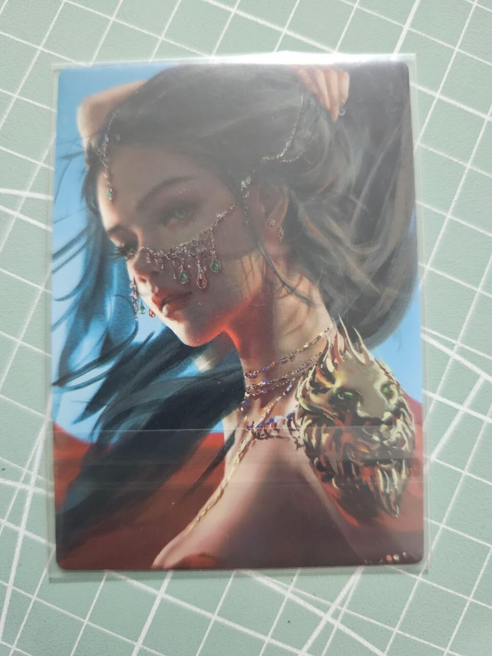 龍虎卡牌 第XX场 （五虎上将参上） 半粗卡 美女