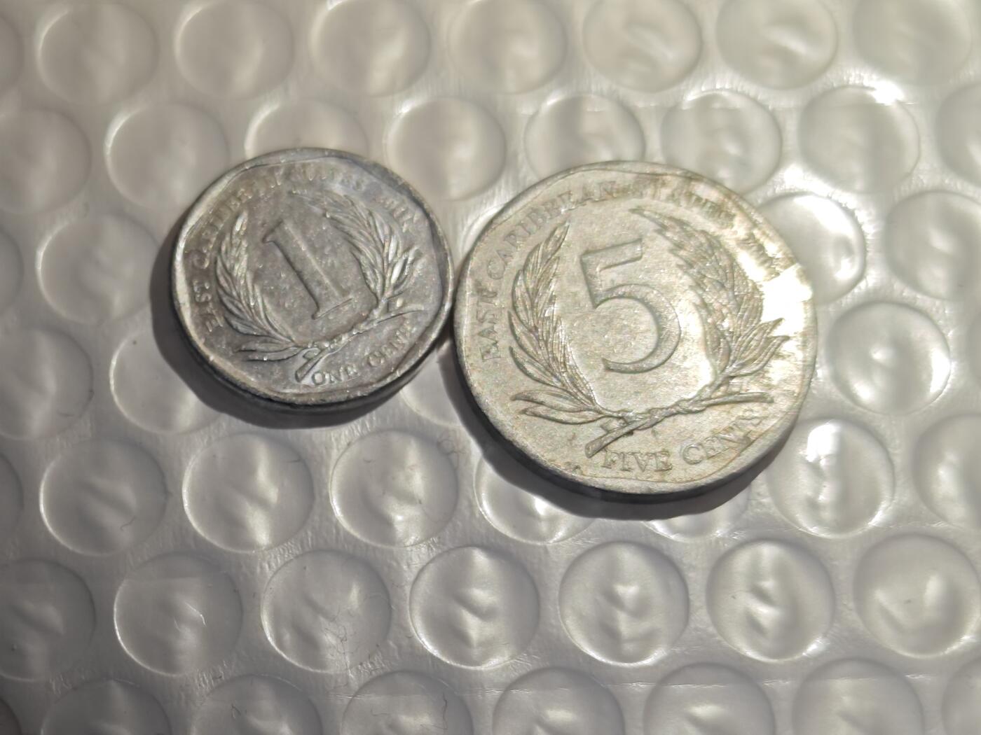 小小杂货铺23期 （0起1加免佣金）满五十包邮可寄存 东加勒比分币两枚