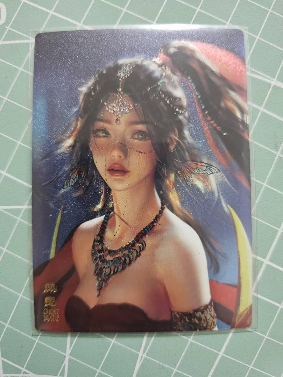龍虎卡牌 第XX场 （五虎上将参上） 半粗卡 美女
