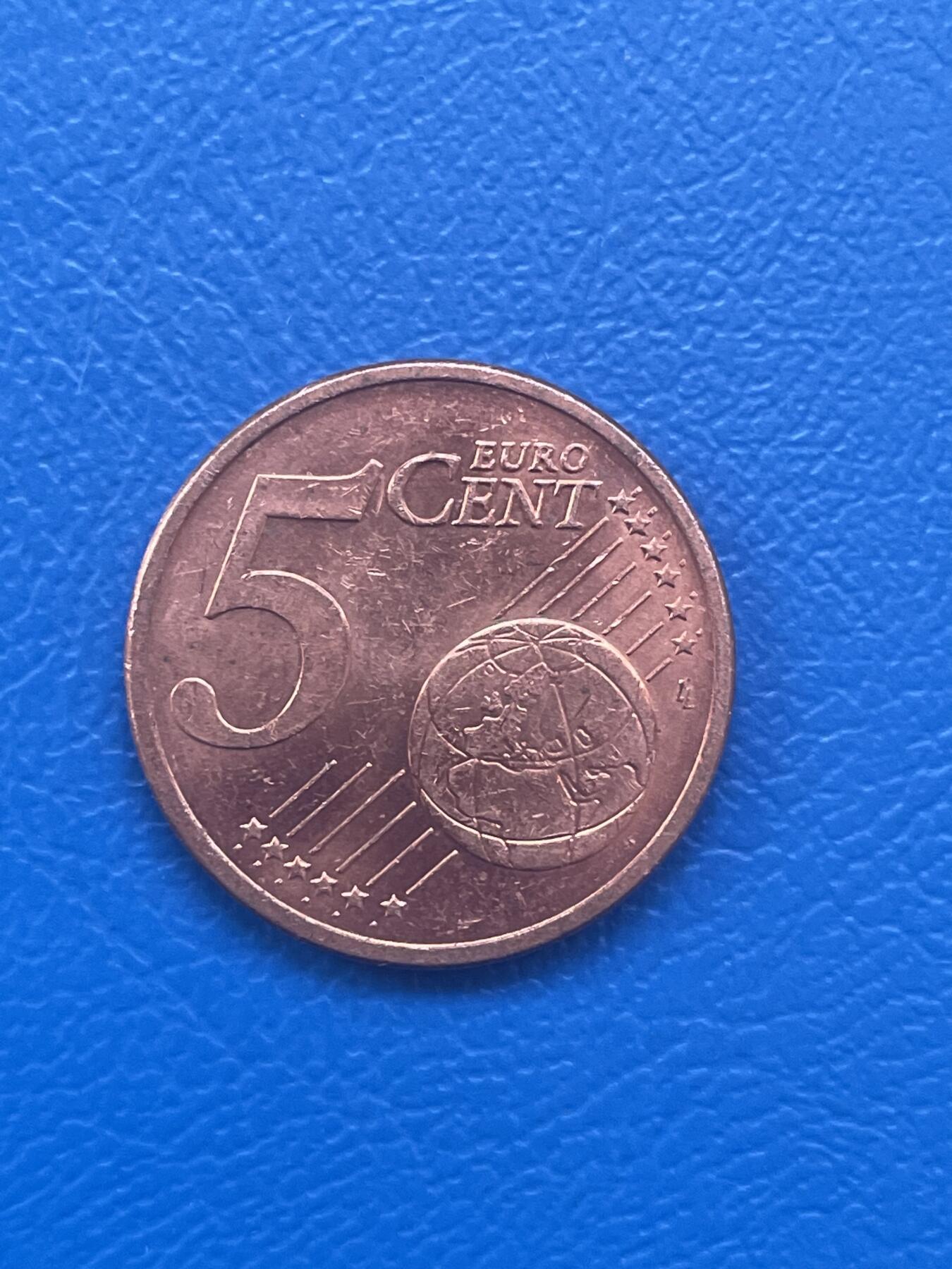 金银花邮币世界各国硬币专场08 无佣金 5欧分