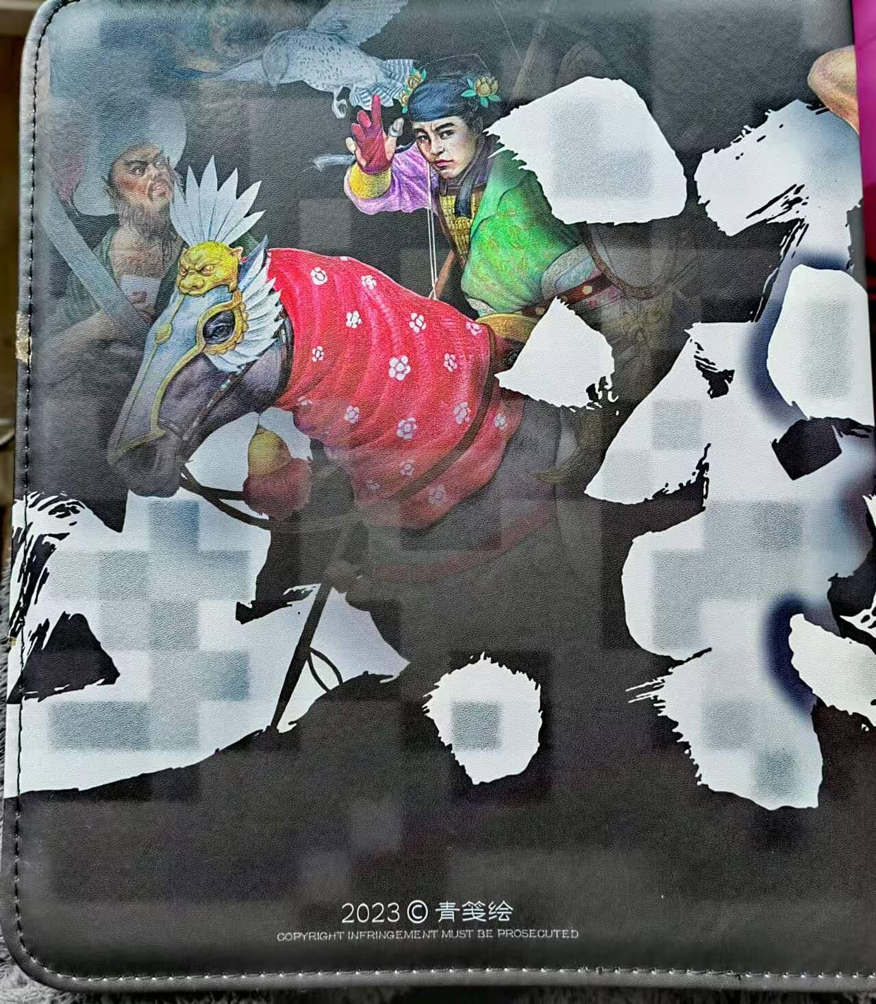龍虎卡牌 第XX场 （五虎上将参上） 【签字卡册】青笺绘梦回梁山签字卡册 含20卡页 未使用但这批卡册默认微瑕