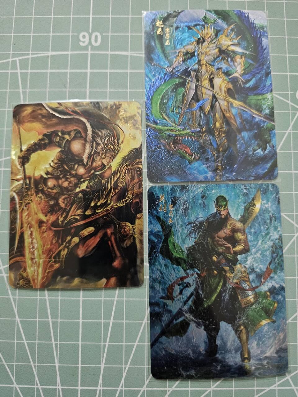 龍虎卡牌 第XX场 （五虎上将参上） 镭光卡3张 吕布&赵云&关羽