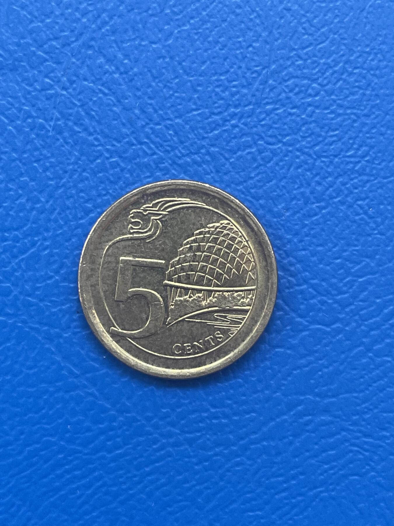 金银花邮币世界各国硬币专场08 无佣金 新加坡5