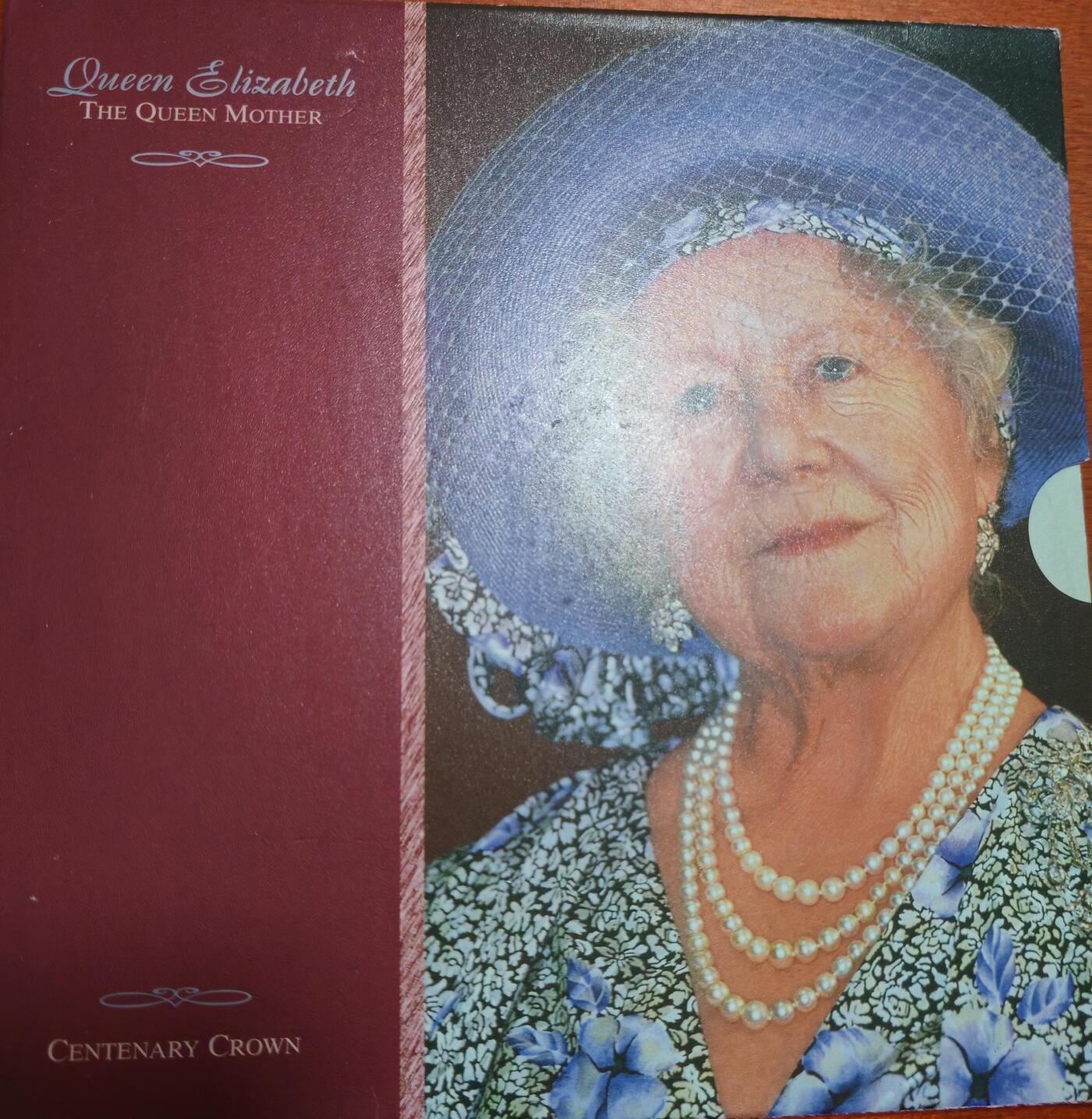 长老汇龙年精选第四十场拍卖 2000英国王太后5英镑铜镍币，卡装
