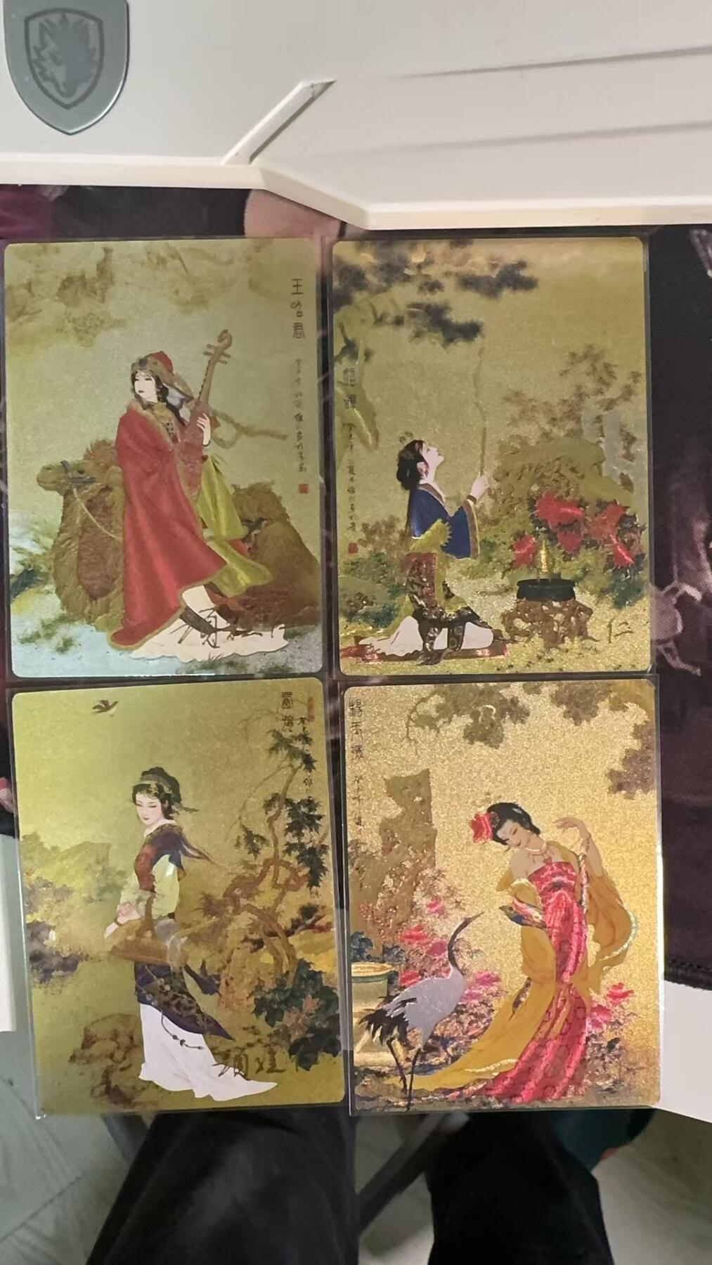 光影卡牌第四期，美女卡，五虎卡，签名卡，绝版卡，收拍品免费上拍 （亲签卡）九轩项维仁红楼梦，项维仁亲签四大美女，绝版稀有，发行量及少，非常难得，收藏佳品