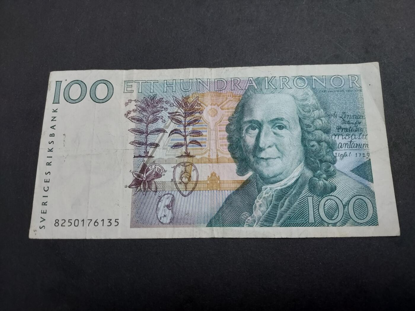 博彦收藏 1月9日 8点钱币专场 瑞典 100 克朗 流通好品