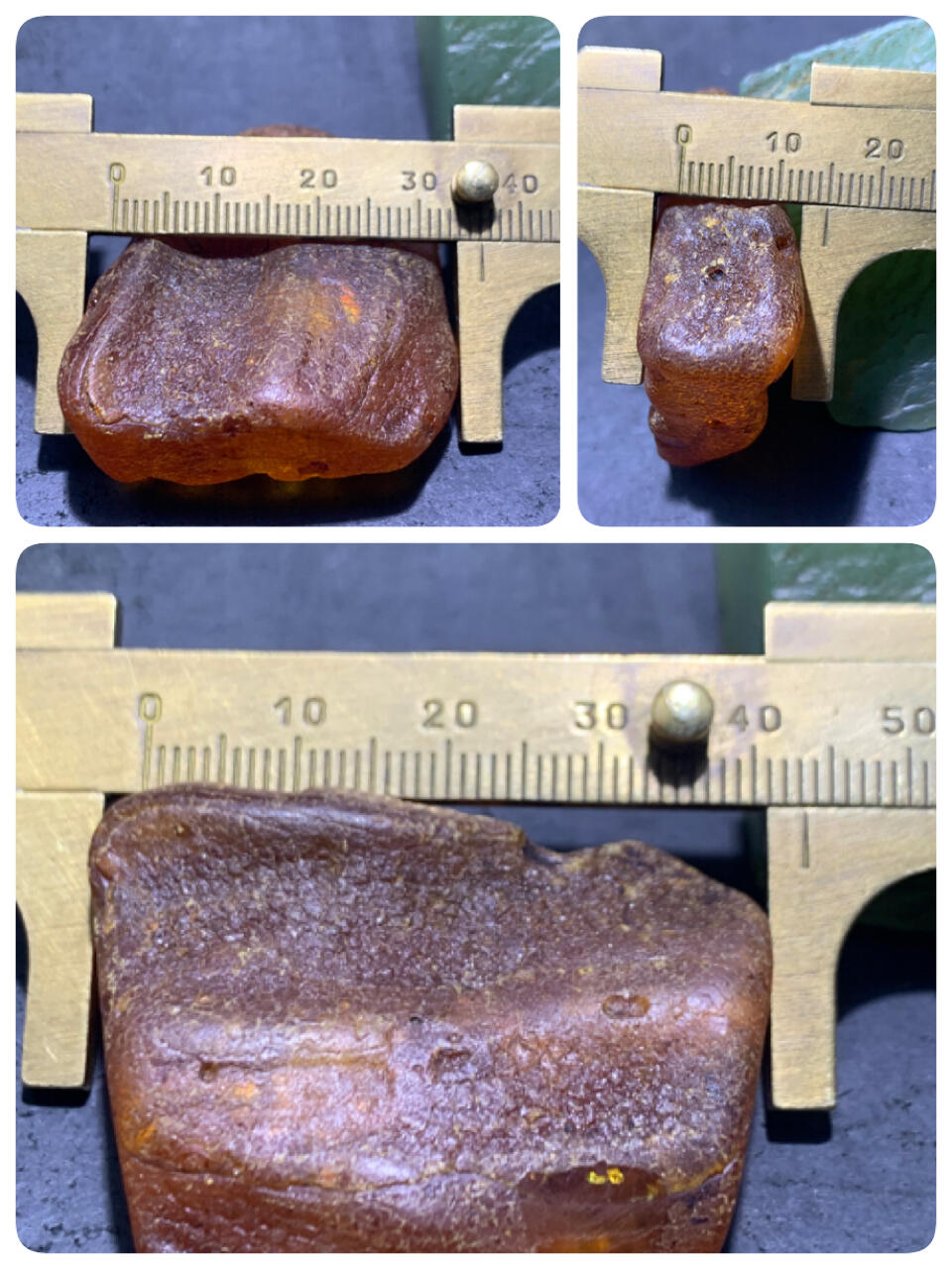 精美波罗的海风化皮蜜蜡原石一块，