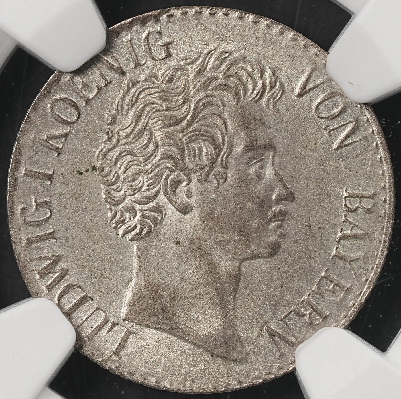 修遠堂世界钱币第五十三期 全场包邮 NGC MS65 1832年巴伐利亚6克鲁泽银币
