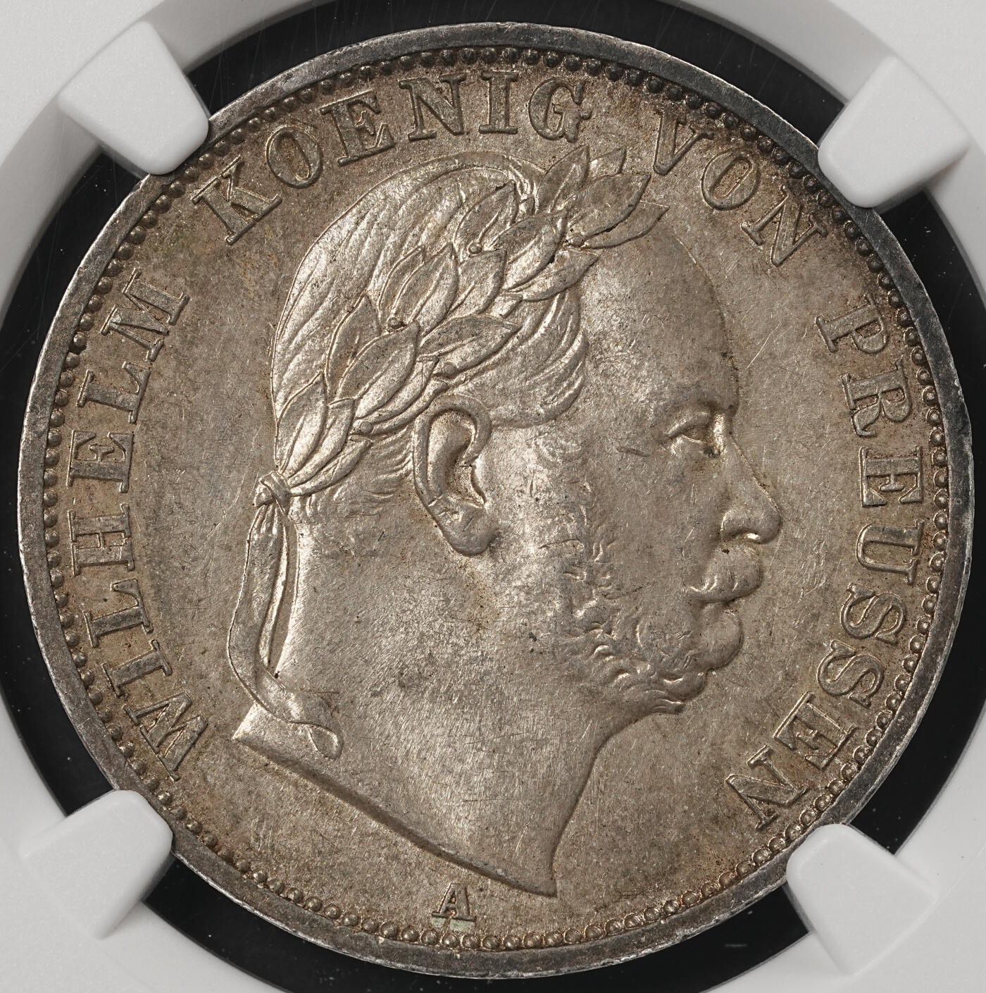 修遠堂世界钱币第五十三期 全场包邮 NGC MS63 1866年普鲁士-普奥战争胜利1泰勒银币
