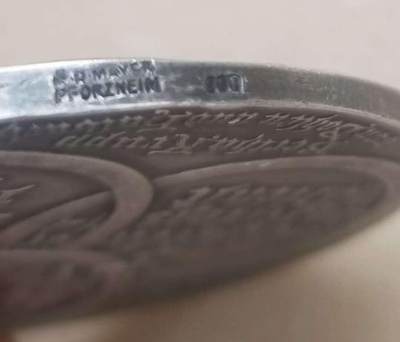 【币将精彩】世界钱币拍卖拍卖（2026-4-22） 德国1917年一战慰问伤兵慈善纪念大银章  直径60毫米，银86克，克虏伯基金会发行，德国梅耶公司制造，品如图带包装。