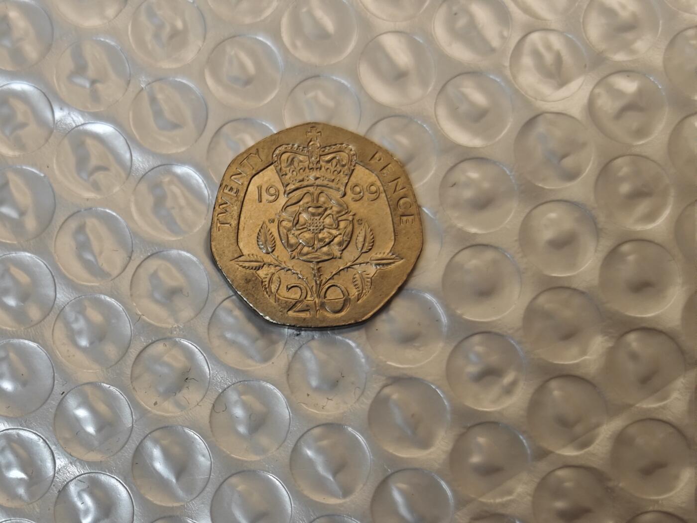 小小杂货铺24期 满五十包邮一元佣金 可暂存 1999年英国20便士