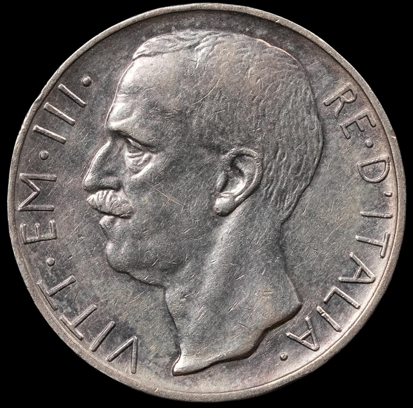 修遠堂世界钱币第五十三期 全场包邮 1927年意大利马车10里拉银币 9.96g