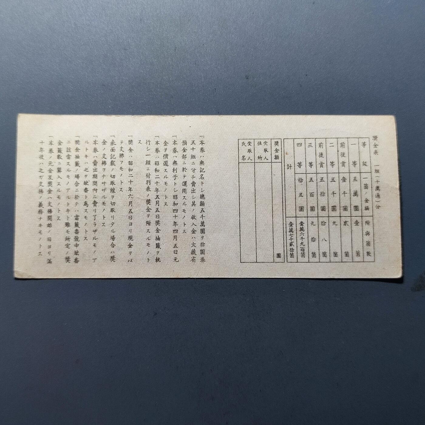 PCAI钱币5-159纸币公债专场 储金券福券