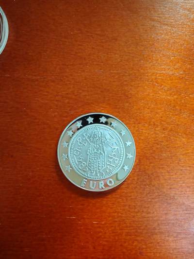 长老汇龙年精选第四十二场拍卖 - 2000保加利亚欧元10列弗精制银币，币中币