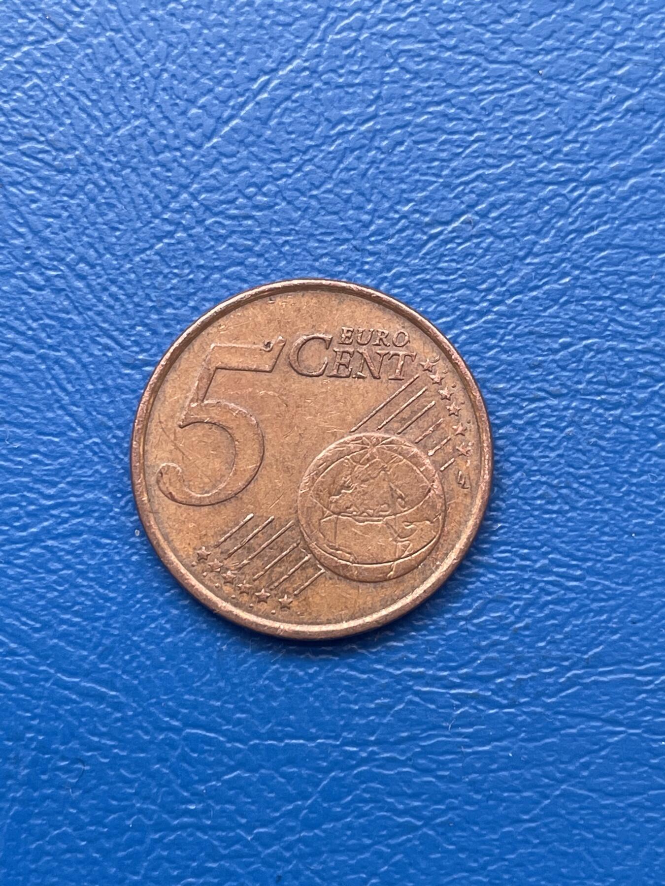 金银花邮币 世界各国硬币专场09 无佣金 5欧分