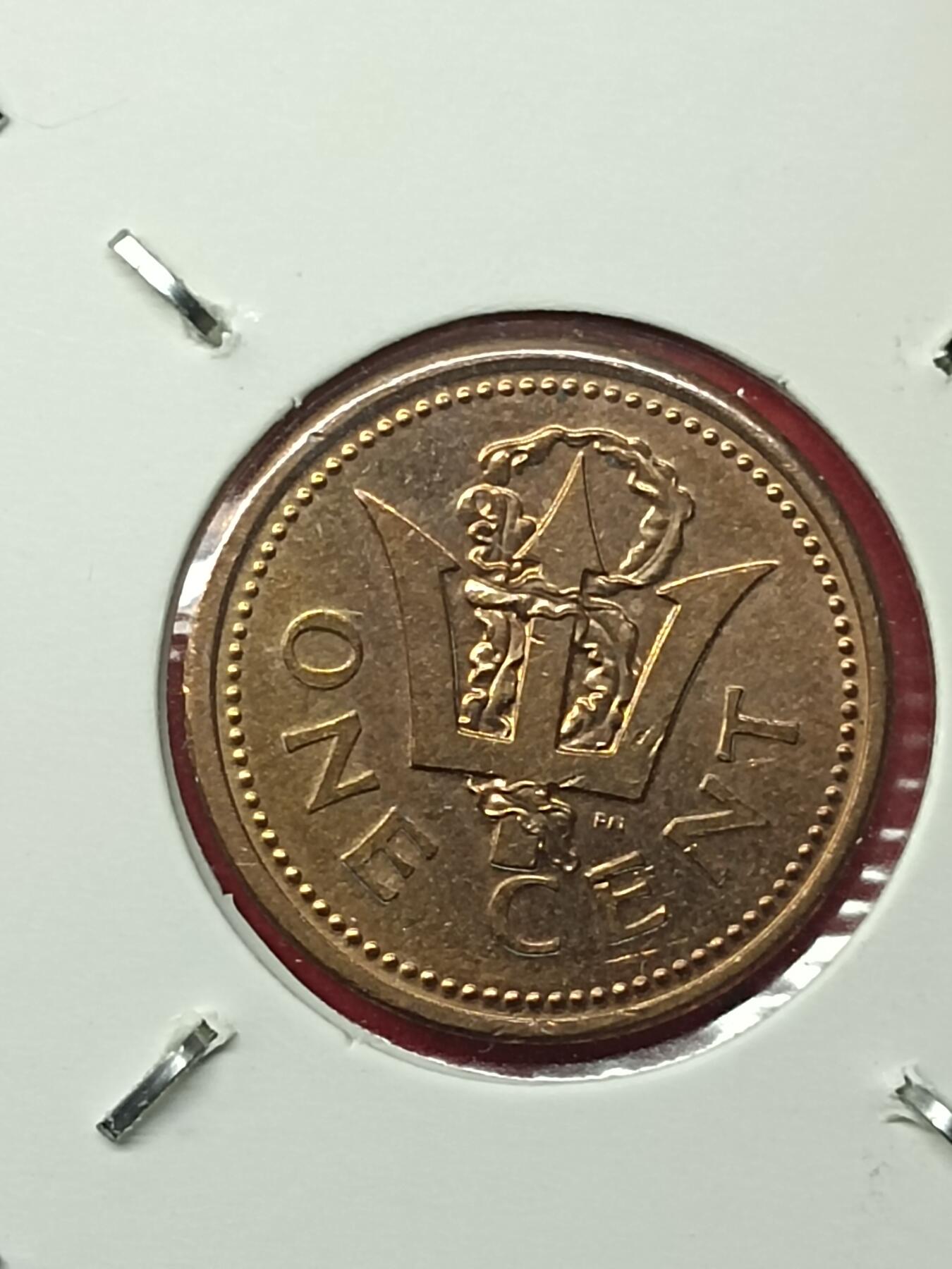 吉祥压岁钱外国硬币第49场 巴巴多斯硬币1992