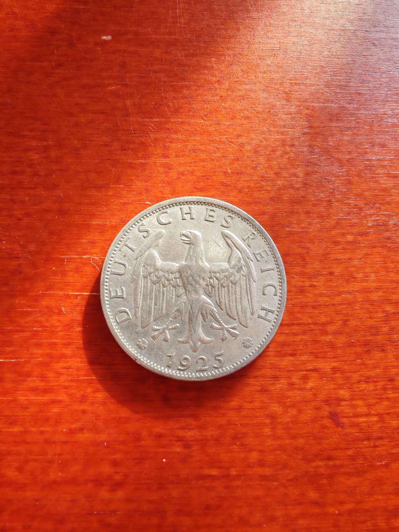 长老汇龙年精选第四十二场拍卖 1925A魏玛德国2帝国马克银币，克书MS63分130美金