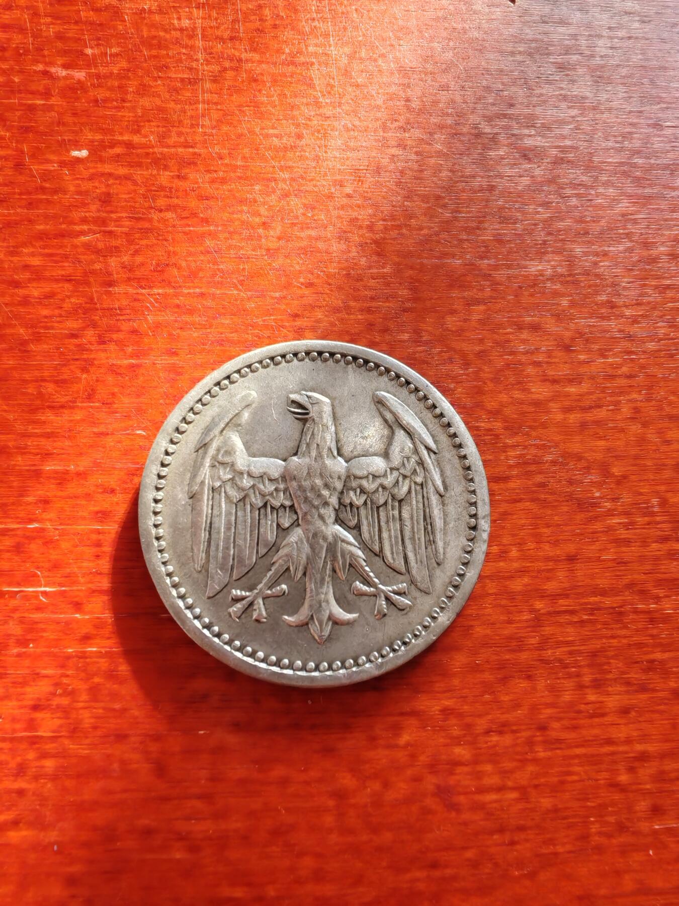 长老汇龙年精选第四十二场拍卖 1924A魏玛德国3马克银币，克书MS63分180美金