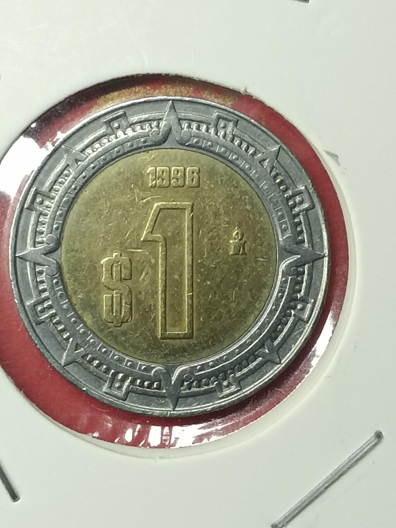 吉祥压岁钱外国硬币第49场 墨西哥硬币1996