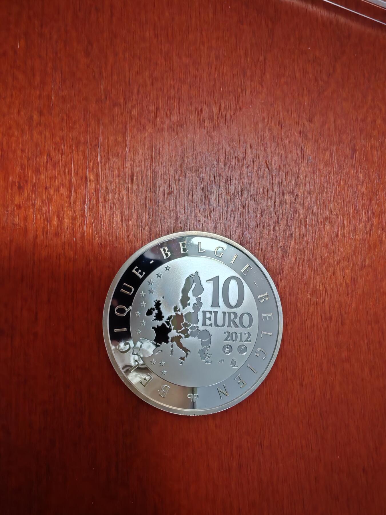 长老汇龙年精选第四十二场拍卖 2012比利时画家保罗德尔沃10欧元彩色精制银币