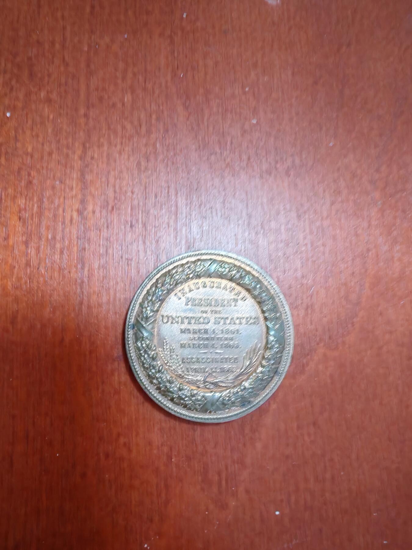 长老汇龙年精选第四十二场拍卖 林肯铜章，19.94克，33MM