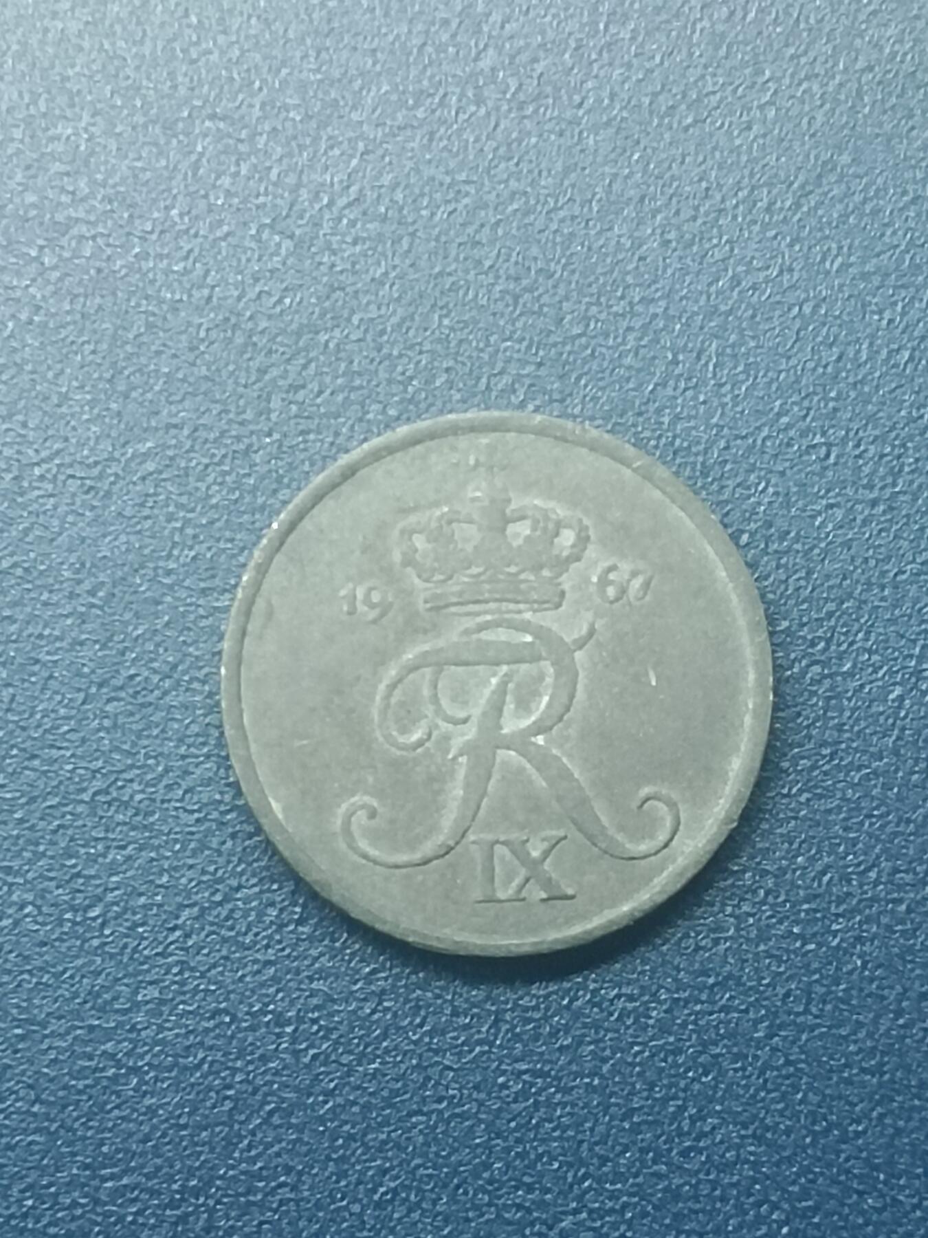 吉祥压岁钱外国硬币第51场 丹麦硬币1967