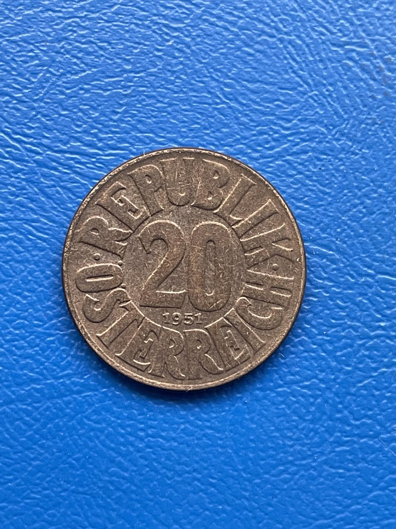 金银花邮币 世界各国硬币专场10 无佣金 奥地利早期20铜币