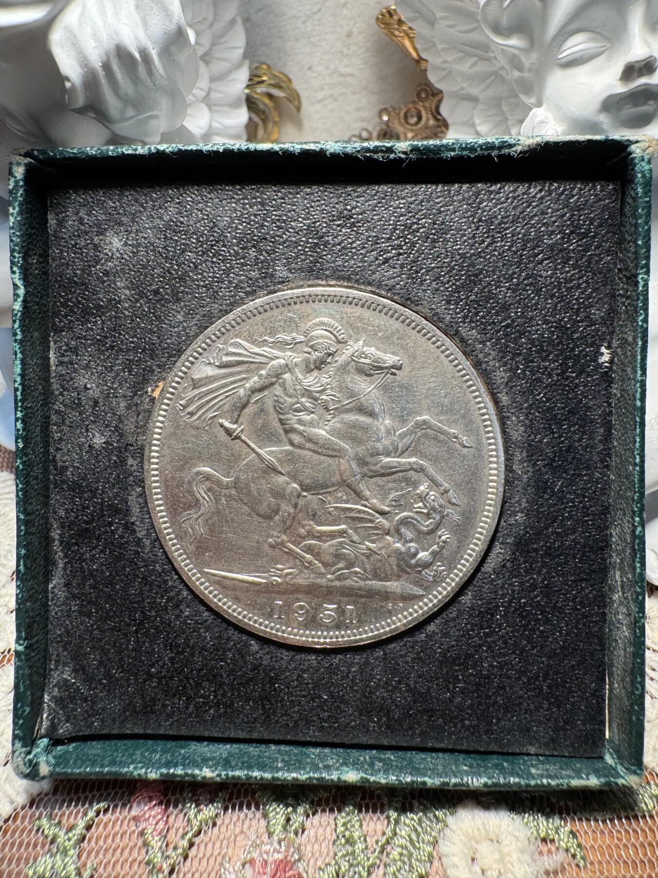 “一元初始，万象更新”新年新铺开张（第2期） 全场免押0佣金 1951年英国乔治六世镍马剑，最后的马剑，盒证全